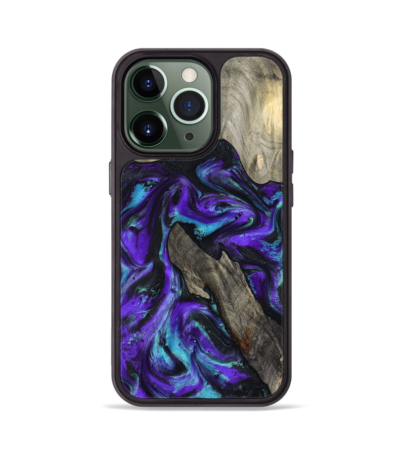 iPhone 13 Pro Wood Phone Case - Alannah (Purple, 799189)