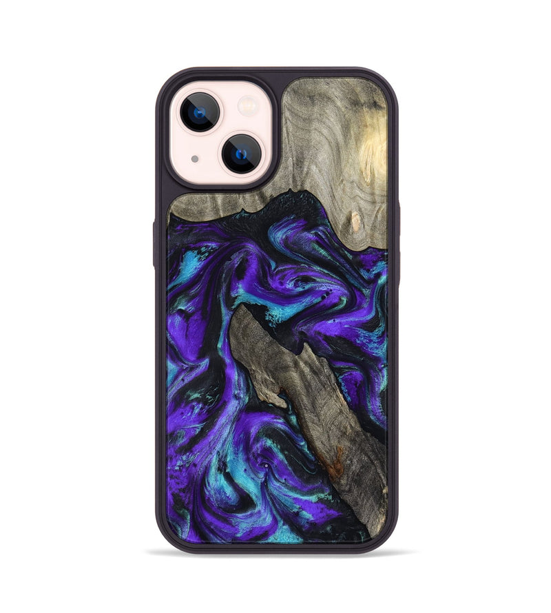 iPhone 14 Wood Phone Case - Alannah (Purple, 799189)