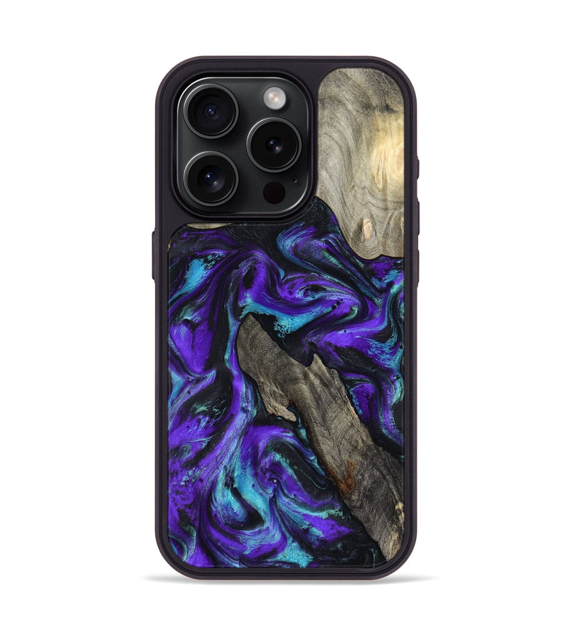 iPhone 15 Pro Wood Phone Case - Alannah (Purple, 799189)