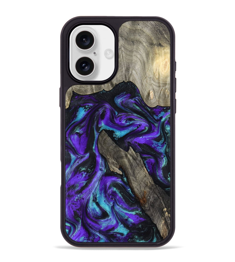 iPhone 16 Plus Wood Phone Case - Alannah (Purple, 799189)