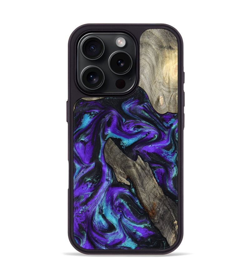 iPhone 16 Pro Wood Phone Case - Alannah (Purple, 799189)