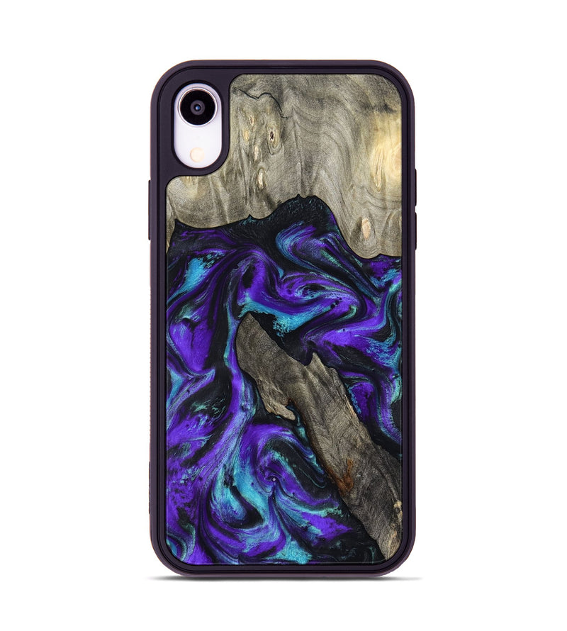 iPhone Xr Wood Phone Case - Alannah (Purple, 799189)