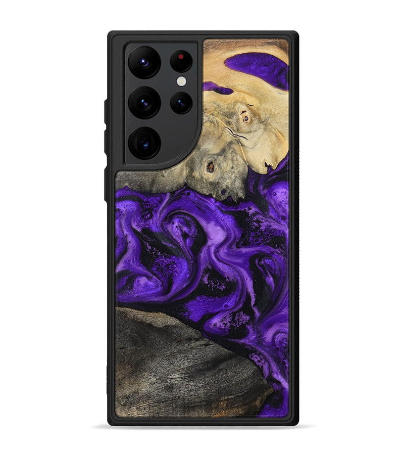 Galaxy S22 Ultra Wood Phone Case - Delano (Purple, 799190)
