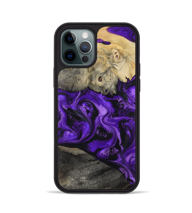 iPhone 12 Pro Wood Phone Case - Delano (Purple, 799190)