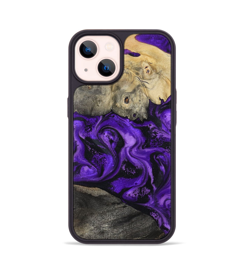 iPhone 14 Wood Phone Case - Delano (Purple, 799190)
