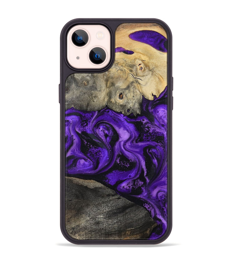 iPhone 14 Plus Wood Phone Case - Delano (Purple, 799190)