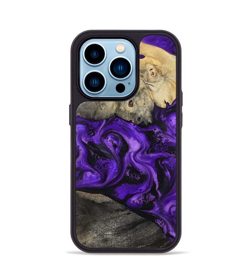iPhone 14 Pro Wood Phone Case - Delano (Purple, 799190)