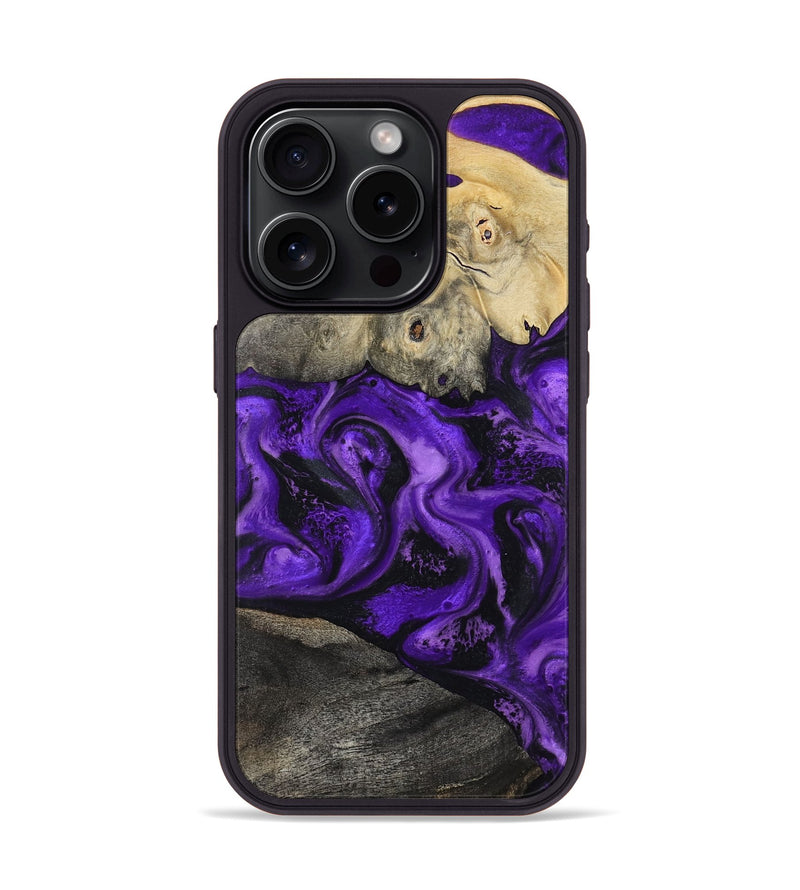 iPhone 15 Pro Wood Phone Case - Delano (Purple, 799190)