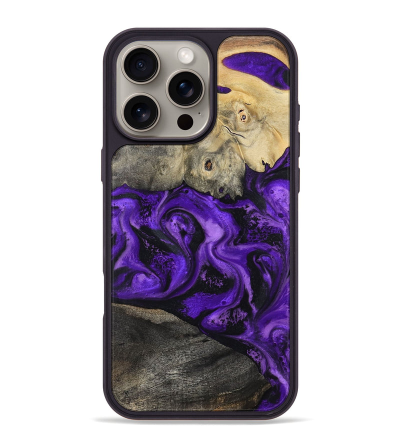 iPhone 16 Pro Max Wood Phone Case - Delano (Purple, 799190)