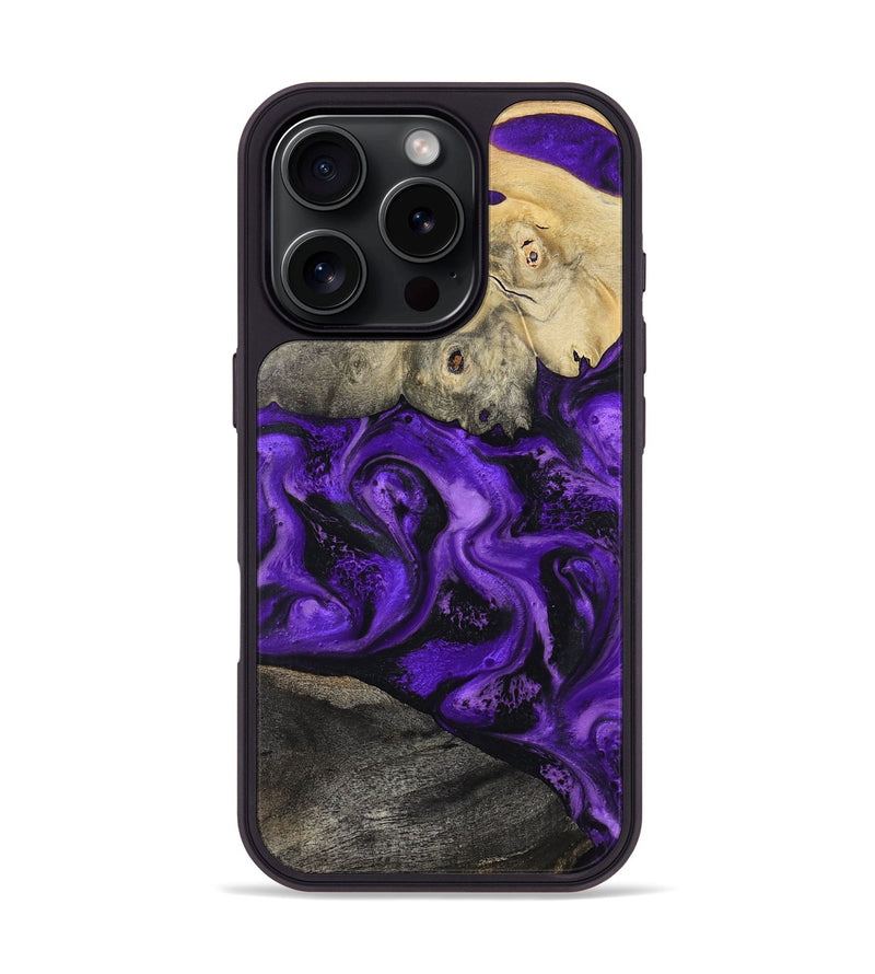 iPhone 16 Pro Wood Phone Case - Delano (Purple, 799190)