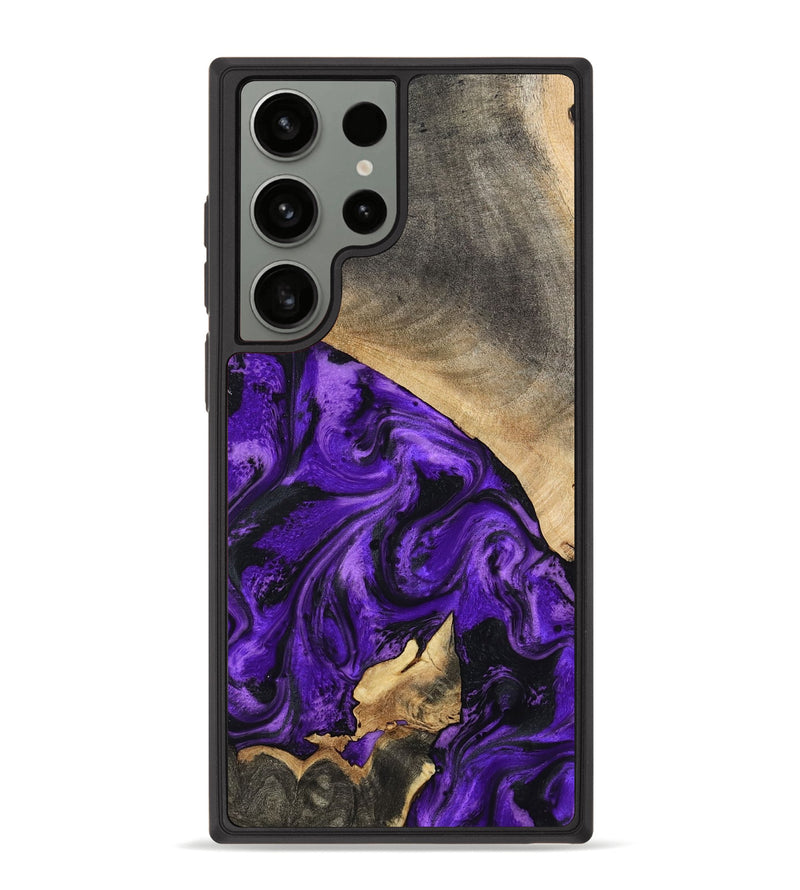 Galaxy S23 Ultra Wood Phone Case - Katie (Purple, 799191)