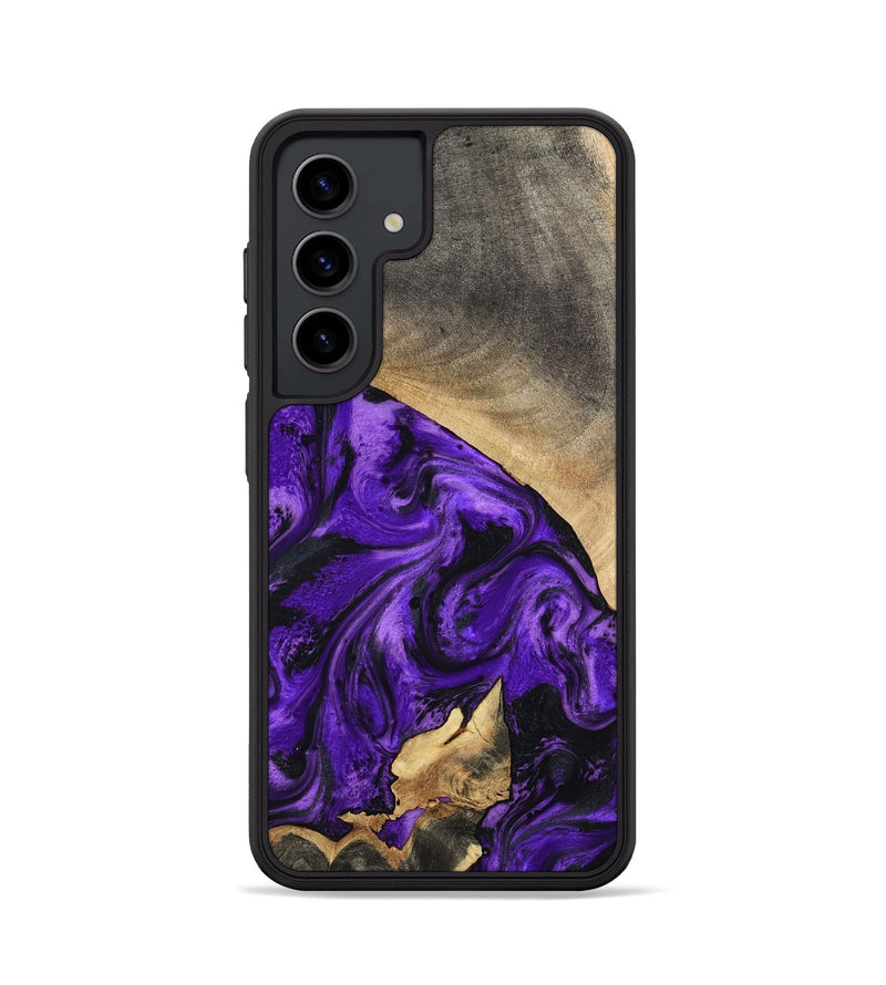 Galaxy S24 Wood Phone Case - Katie (Purple, 799191)