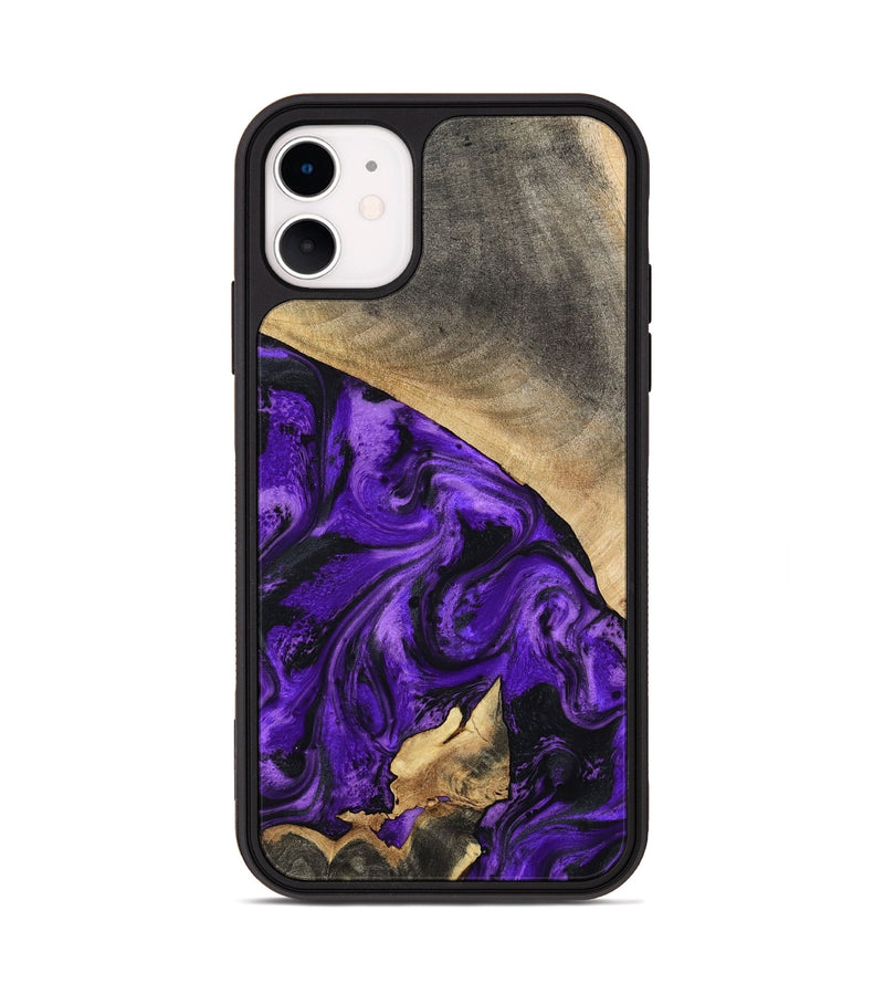 iPhone 11 Wood Phone Case - Katie (Purple, 799191)