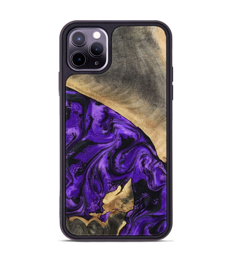 iPhone 11 Pro Max Wood Phone Case - Katie (Purple, 799191)