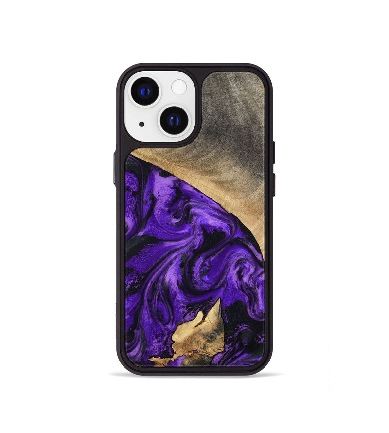 iPhone 13 mini Wood Phone Case - Katie (Purple, 799191)