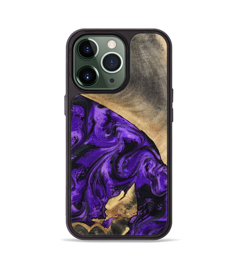 iPhone 13 Pro Wood Phone Case - Katie (Purple, 799191)