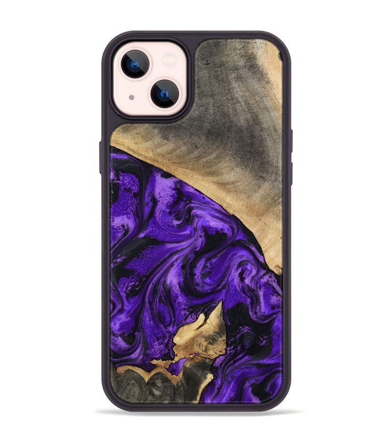 iPhone 14 Plus Wood Phone Case - Katie (Purple, 799191)