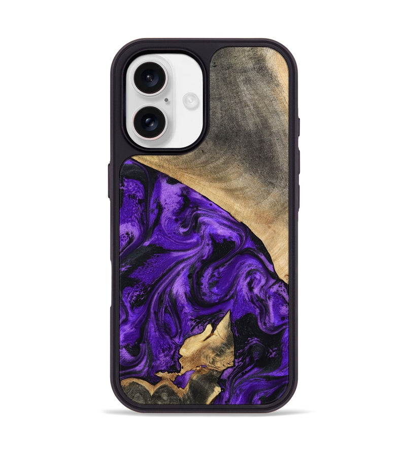 iPhone 17 Wood Phone Case - Katie (Purple, 799191)