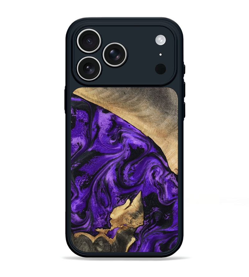 iPhone 17 Pro Max Wood Phone Case - Katie (Purple, 799191)