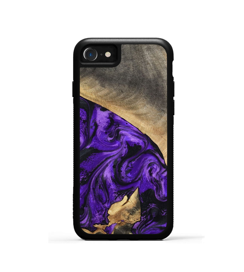 iPhone SE Wood Phone Case - Katie (Purple, 799191)