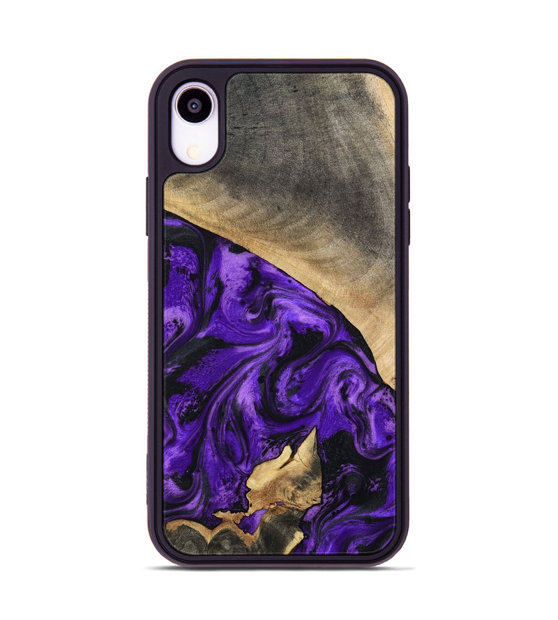 iPhone Xr Wood Phone Case - Katie (Purple, 799191)