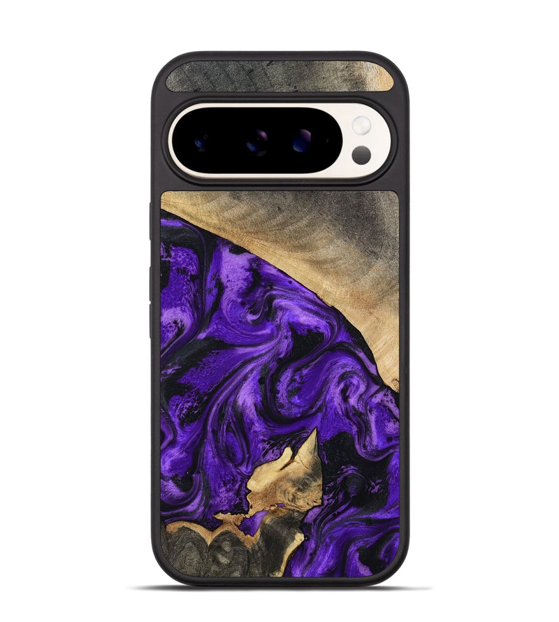 Pixel 9 Wood Phone Case - Katie (Purple, 799191)