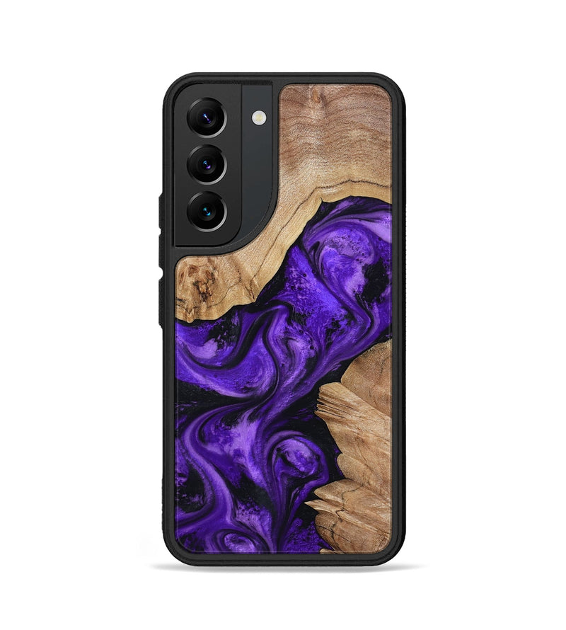 Galaxy S22 Wood Phone Case - Alessia (Purple, 799192)