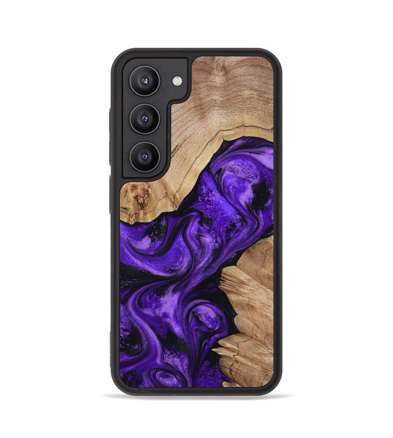 Galaxy S23 Wood Phone Case - Alessia (Purple, 799192)
