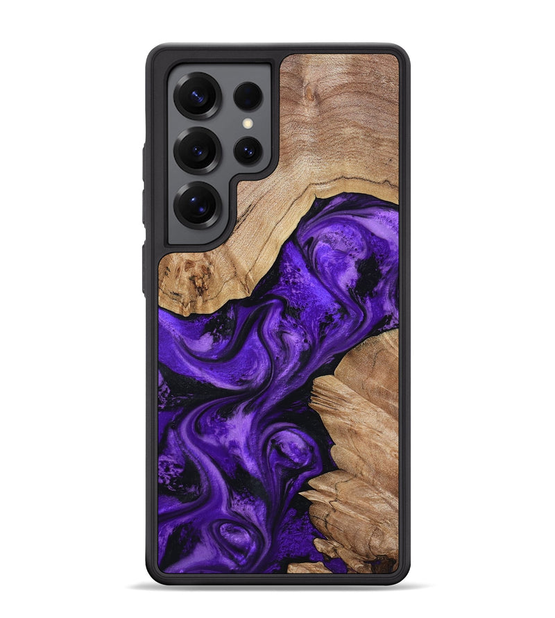 Galaxy S25 Ultra Wood Phone Case - Alessia (Purple, 799192)