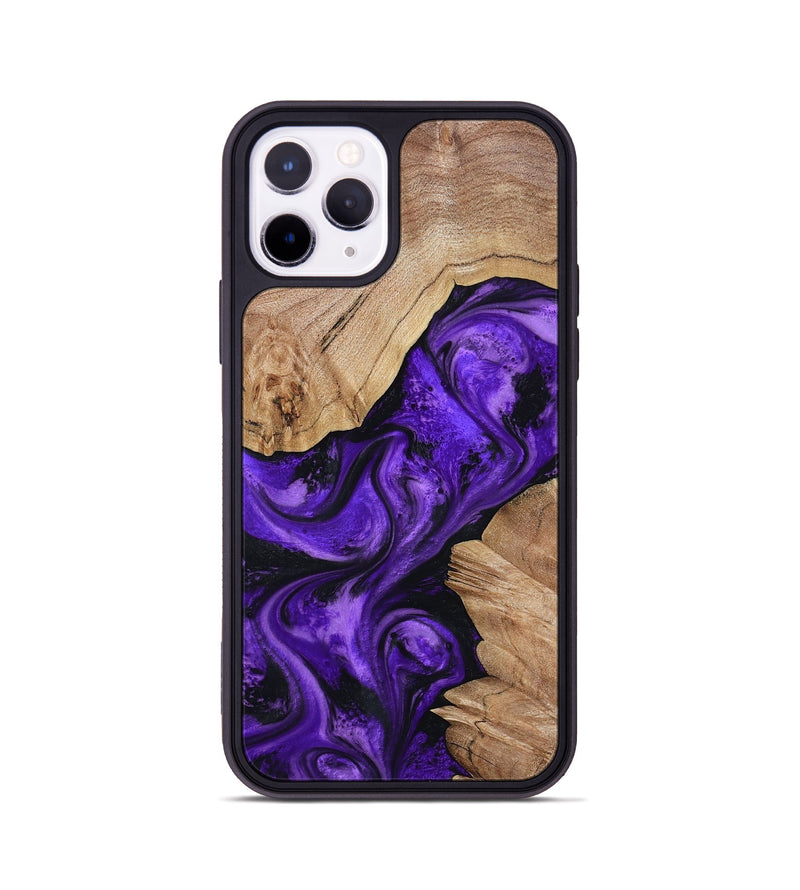 iPhone 11 Pro Wood Phone Case - Alessia (Purple, 799192)