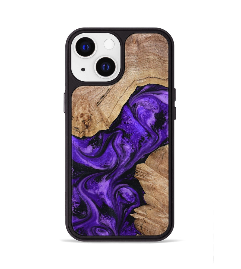 iPhone 13 Wood Phone Case - Alessia (Purple, 799192)