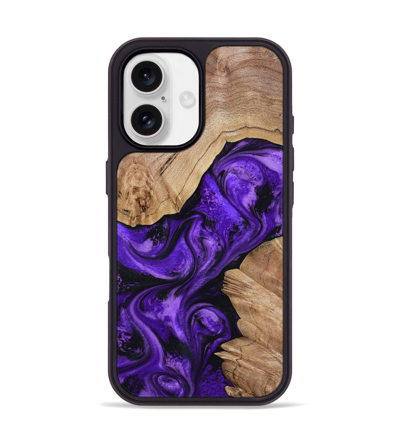 iPhone 17 Wood Phone Case - Alessia (Purple, 799192)