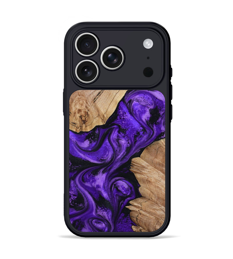 iPhone 17 Pro Wood Phone Case - Alessia (Purple, 799192)