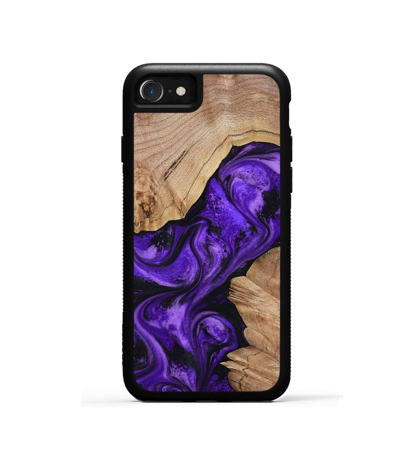 iPhone SE Wood Phone Case - Alessia (Purple, 799192)