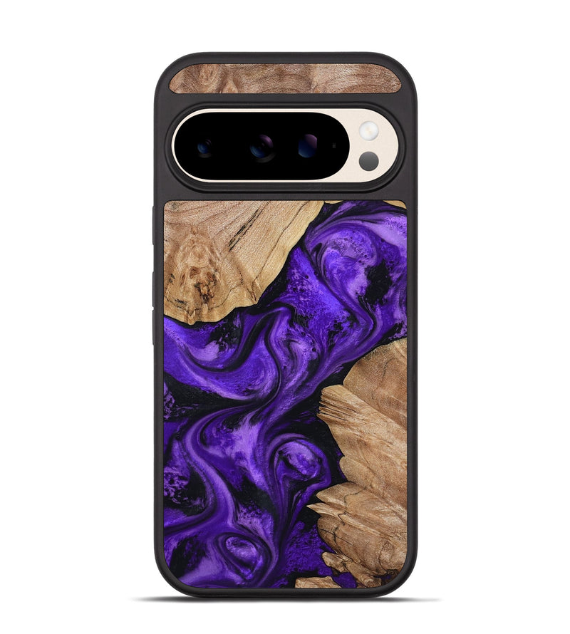 Pixel 10 Wood Phone Case - Alessia (Purple, 799192)