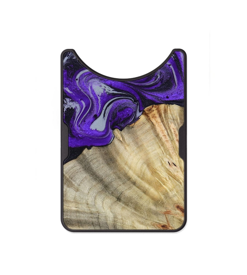 Alloy Wood Wallet - Debbra (Purple, 799193)