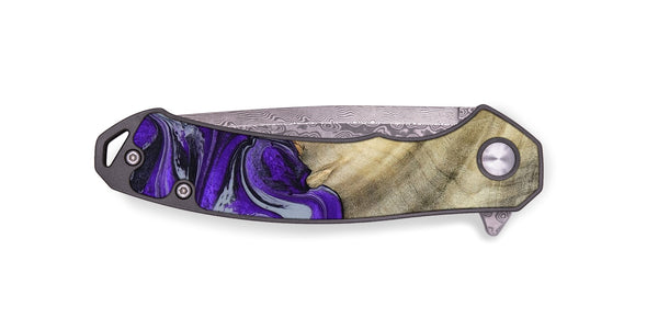 EDC Wood Pocket Knife - Debbra (Purple, 799193)