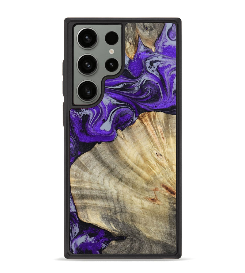 Galaxy S23 Ultra Wood Phone Case - Debbra (Purple, 799193)