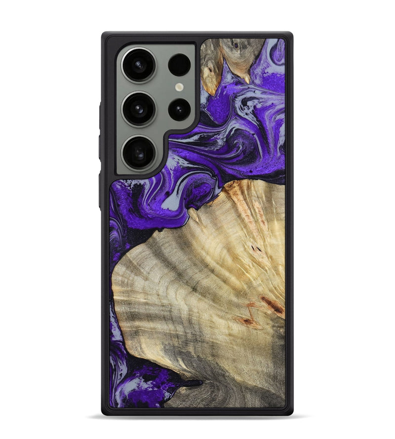 Galaxy S24 Ultra Wood Phone Case - Debbra (Purple, 799193)