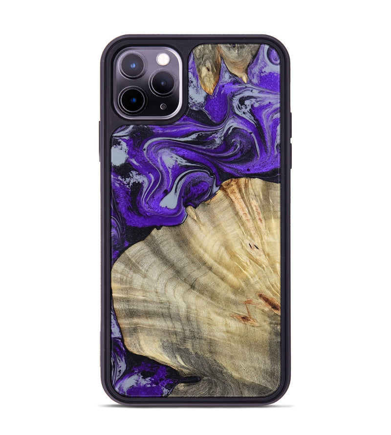 iPhone 11 Pro Max Wood Phone Case - Debbra (Purple, 799193)