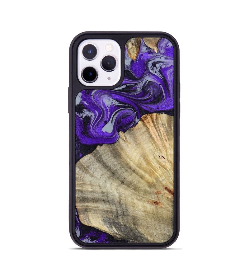 iPhone 11 Pro Wood Phone Case - Debbra (Purple, 799193)