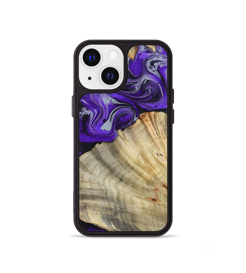 iPhone 13 mini Wood Phone Case - Debbra (Purple, 799193)