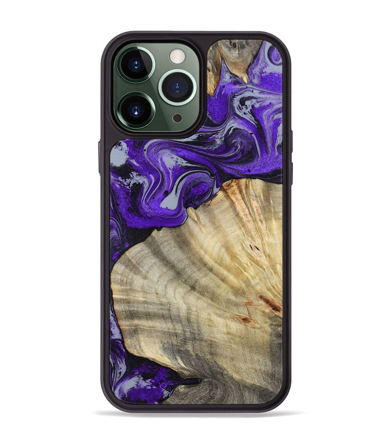 iPhone 13 Pro Max Wood Phone Case - Debbra (Purple, 799193)