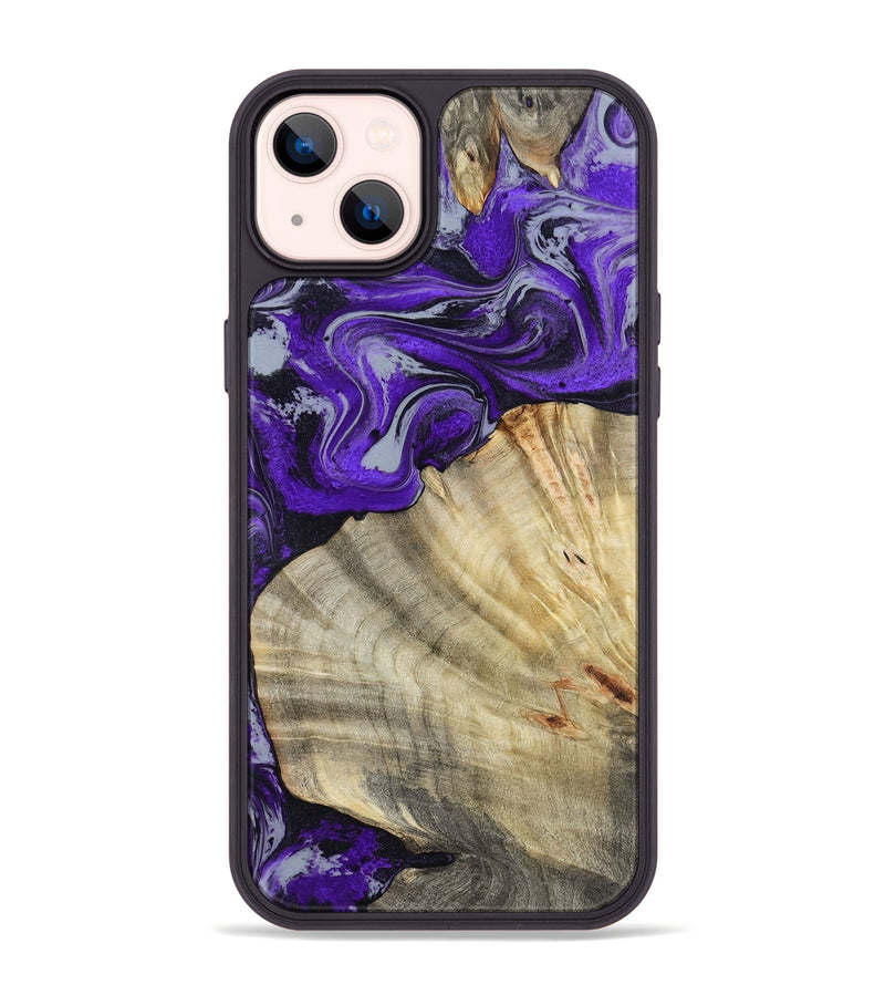 iPhone 14 Plus Wood Phone Case - Debbra (Purple, 799193)