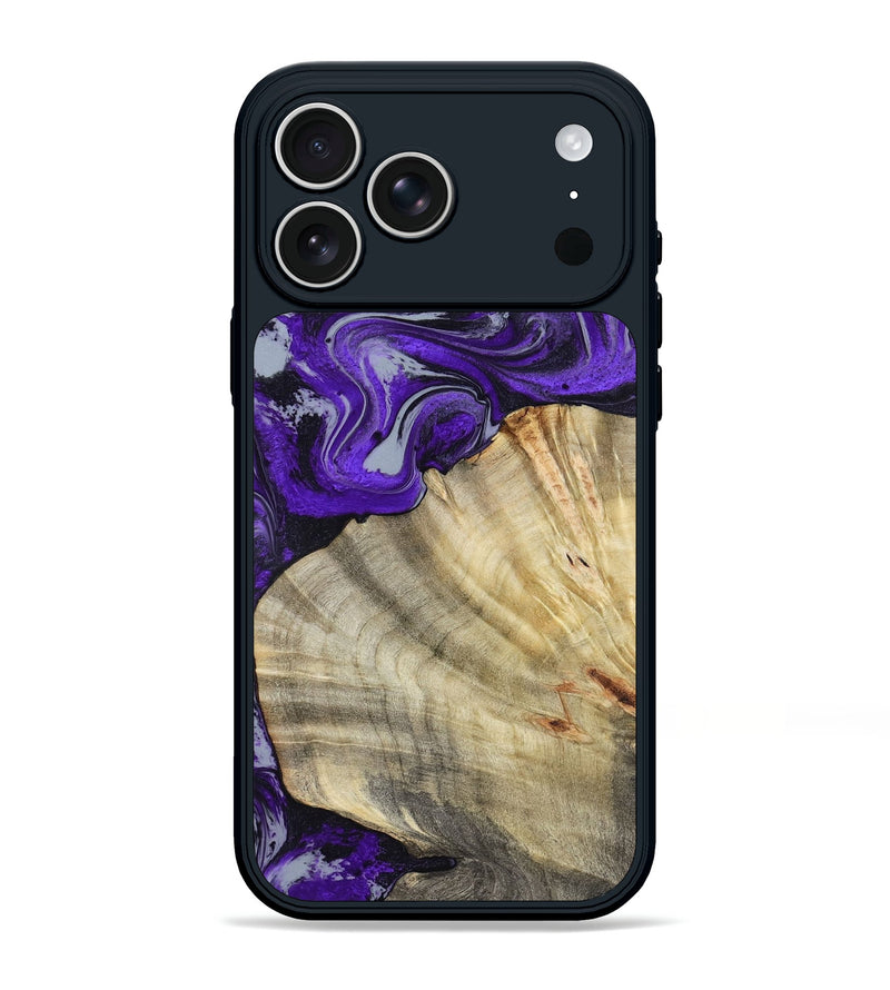 iPhone 17 Pro Max Wood Phone Case - Debbra (Purple, 799193)