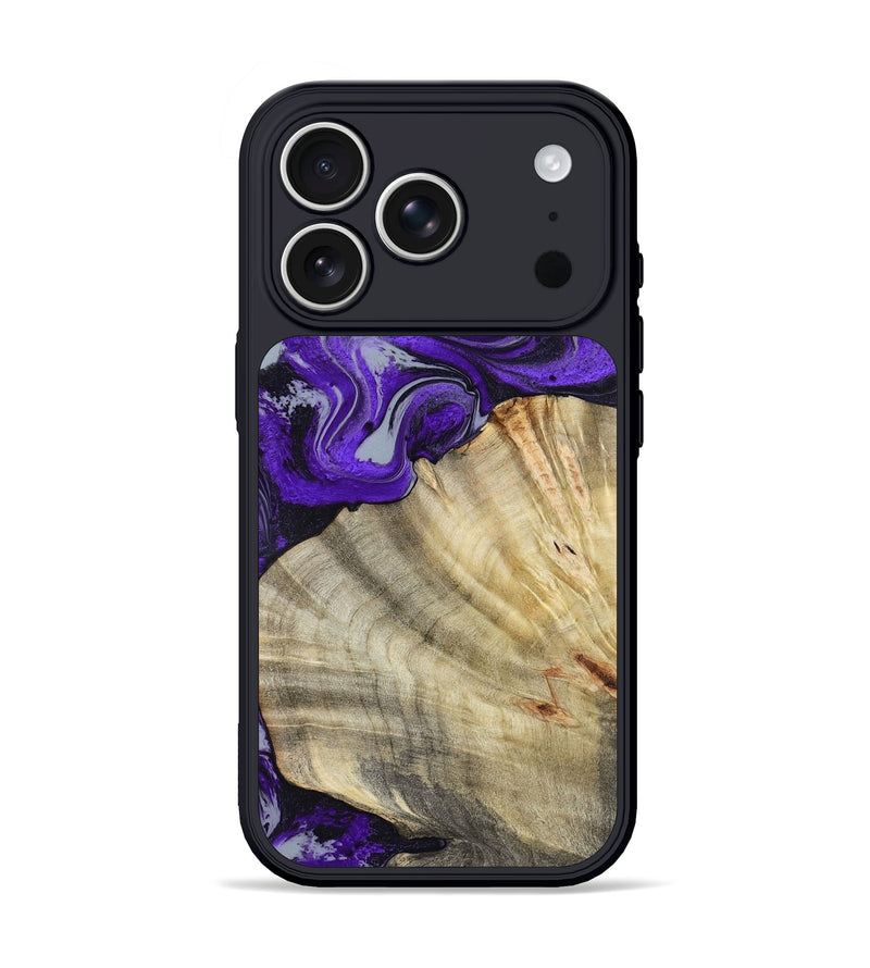 iPhone 17 Pro Wood Phone Case - Debbra (Purple, 799193)