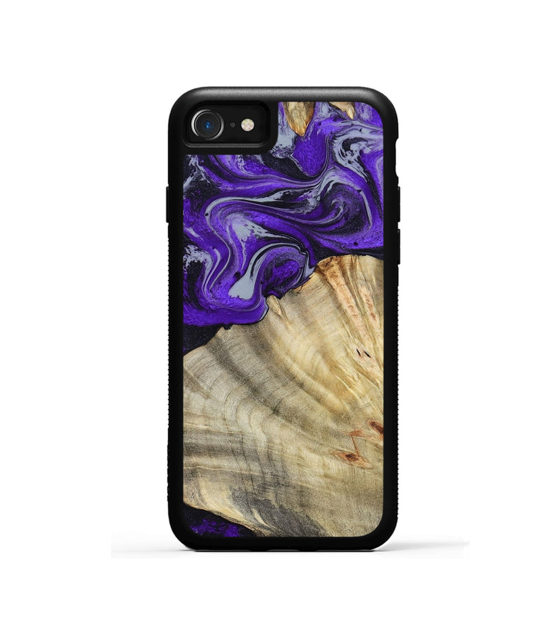 iPhone SE Wood Phone Case - Debbra (Purple, 799193)