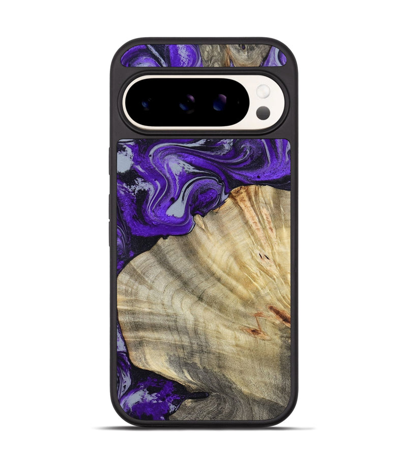 Pixel 9 Wood Phone Case - Debbra (Purple, 799193)