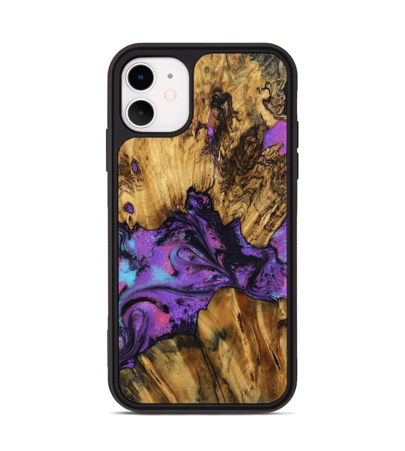 iPhone 11 Wood Phone Case - Mont (Purple, 799194)