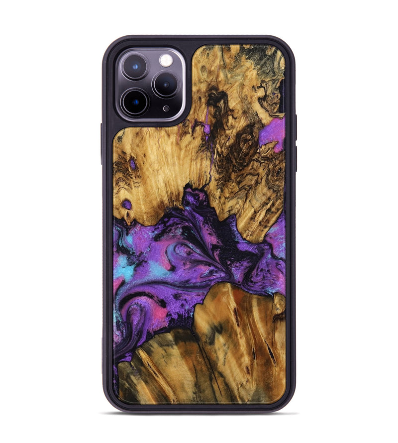 iPhone 11 Pro Max Wood Phone Case - Mont (Purple, 799194)